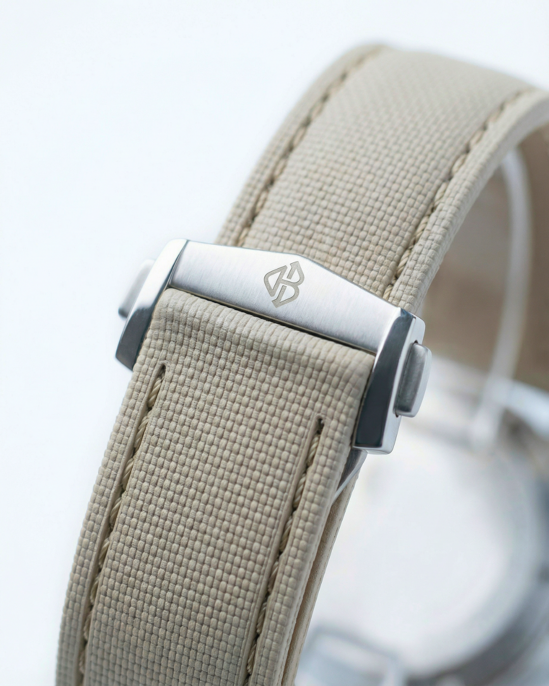 FKM Uhrenband 20mm Sand Beige – Horace & Bay