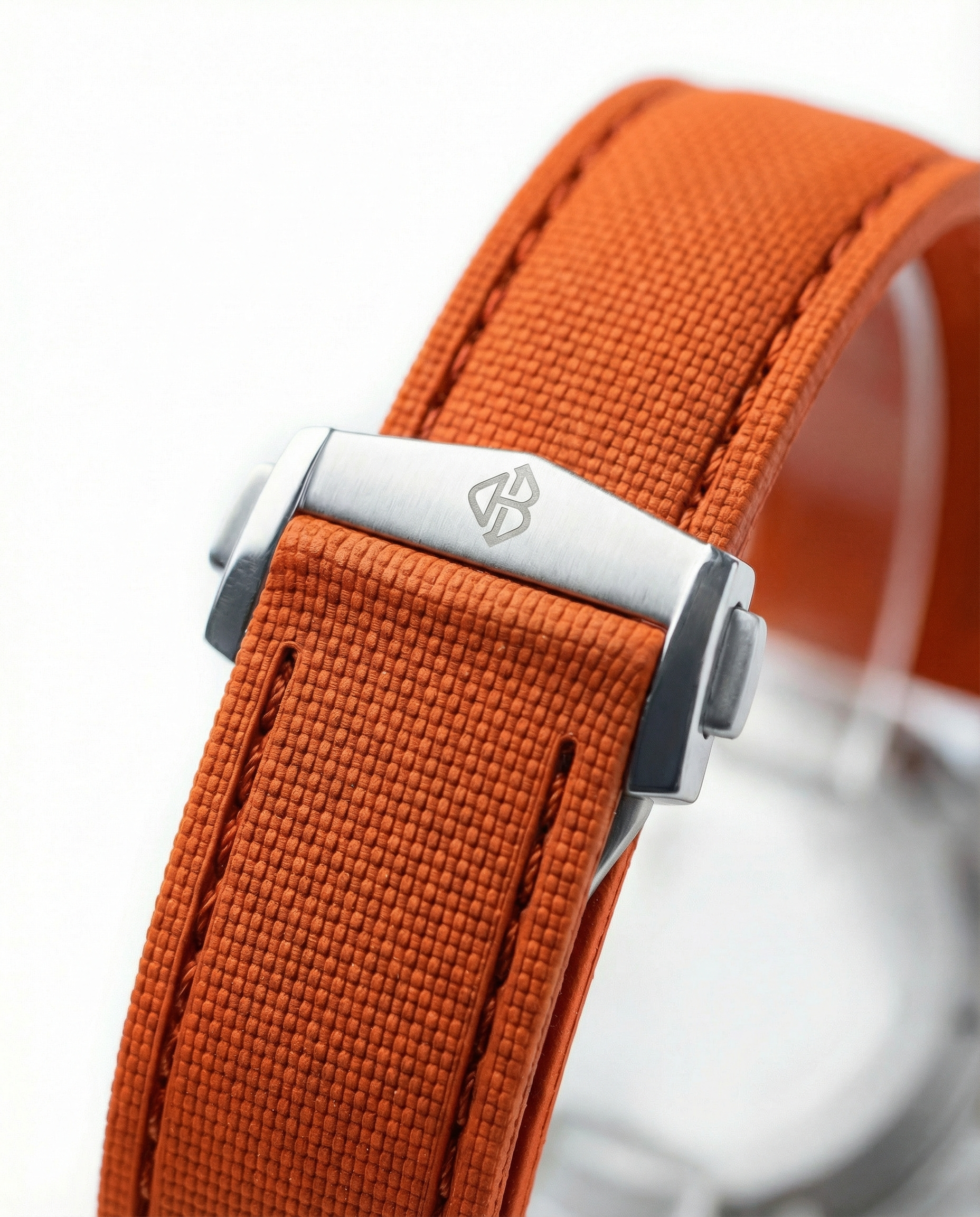 FKM Uhrenband 20mm Orange – Horace & Bay