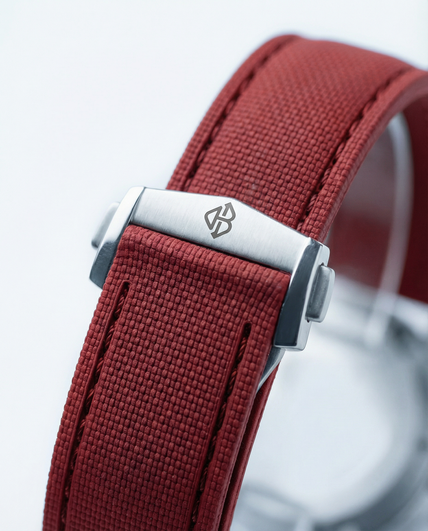 FKM Uhrenband 20mm Rot – Horace & Bay