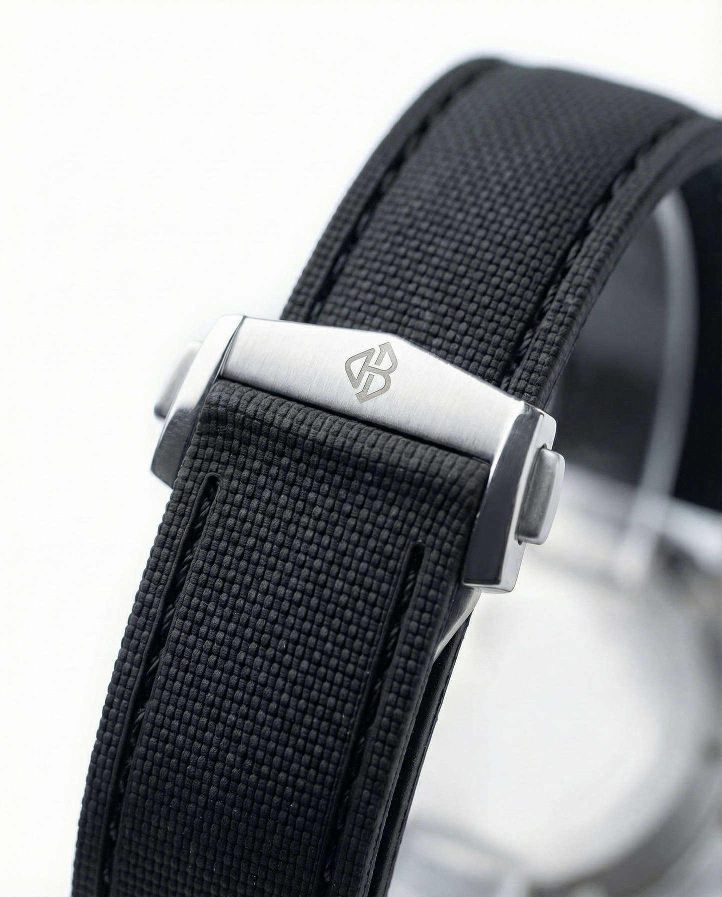 FKM Uhrenband 20mm Schwarz – Horace & Bay
